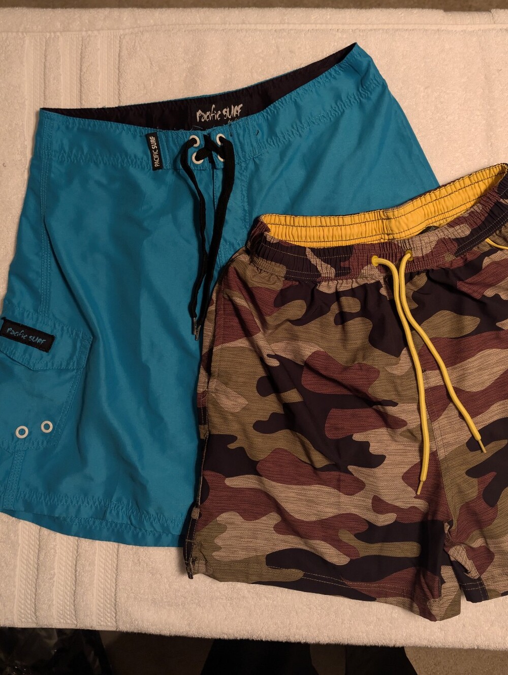 Men's Swim Shorts Bundle - Beach Trunks and Board Shorts- Large